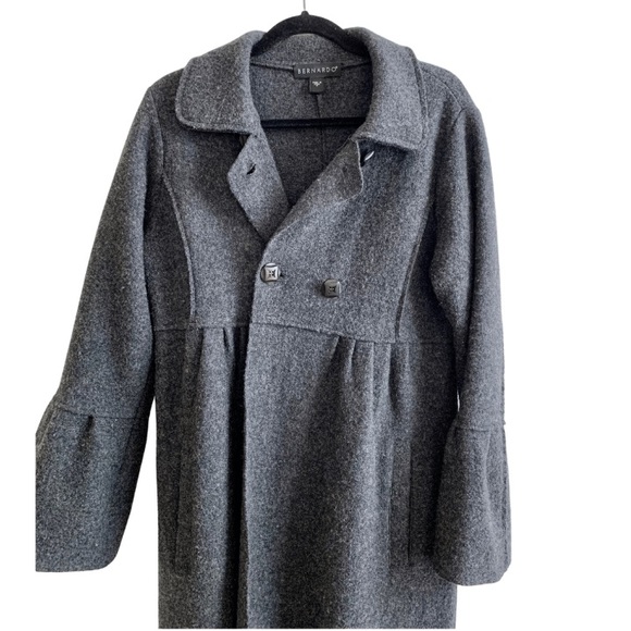 Bernardo Wool Pea Coat - Picture 7 of 9